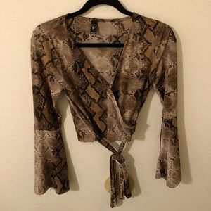 Snake printed Blouse